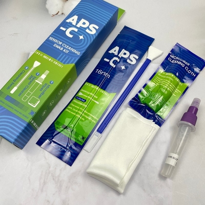 Kit de nettoyage de capteurs de caméra APS-C de 16 mm, écouvillons individuellement emballés outils de nettoyage CMOS / CCD