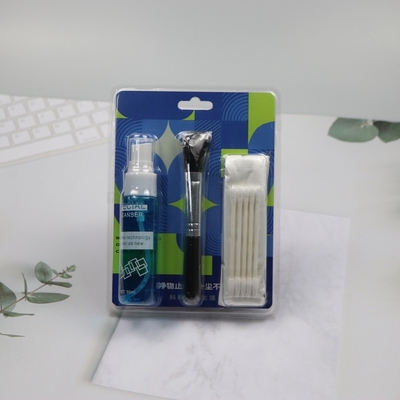 Kit de nettoyage d'ordinateur en coton-tige avec liquide