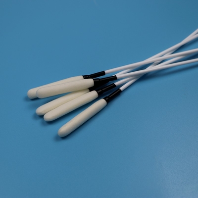21 cm extra long bâton en PP Longue pointe en mousse écouvillon éponge médicale bâton écouvillon trocar écouvillon