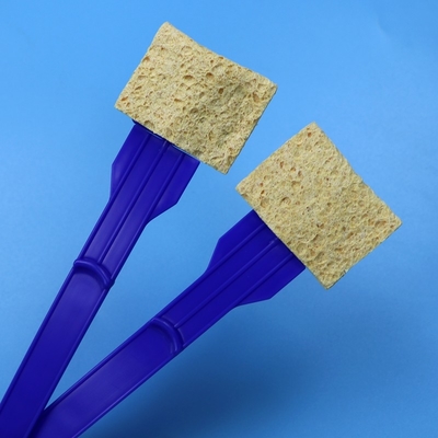 Prélèvement de surface environnementale à haute absorbance écouvillons en mousse écouvillons en cellulose écouvillons en éponge montés pour laboratoire