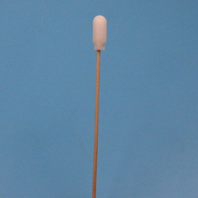 TX720 Applicateur de coton-tige en bois biodégradable avec éponge, mousse médicale et revêtement en coton