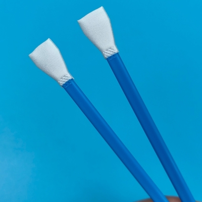 M4 / 3 écouvillon de nettoyage de capteur 12 mm en forme de V avec bâton PP bleu 10 pièces par boîte