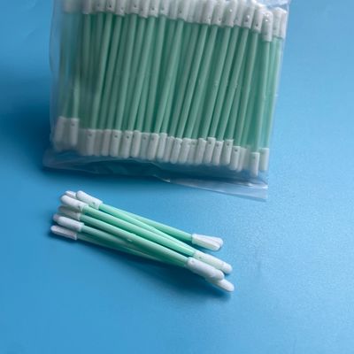 72 mm écouvillon en mousse à double extrémité - 3,8x3,4 mm petite pointe - pour les plaquettes de soudure de PCB, les broches de connecteur et les résidus de puces - 100 pièces
