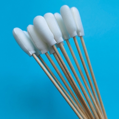 720 Applicateurs de coton-tige en bois biodégradable avec revêtement en mousse - Écouvillons de nettoyage de précision pour laboratoires