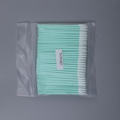 Swab en polyester à pointe acérée pour l'électronique Lentille optique PCB Nettoyage de la lacune du clavier Haute absorbance 75 mm