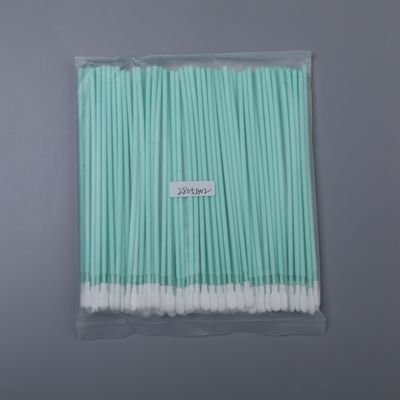 TX761 Swab en polyester de salle blanche avec pointe sans lingots et poignée de PP durable pour le nettoyage des PCB et des lentilles optiques 6,6 pouces 100pcs