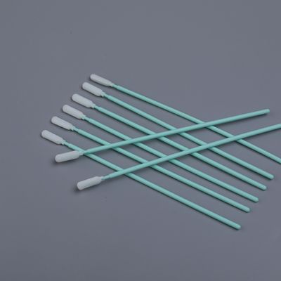 Écouvillon en mousse de 165 mm de long avec poignée rigide pour un nettoyage des fentes non pelucheux
