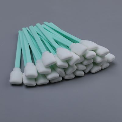 TX707 Style Tête d'imprimante Nettoyage du tamis sans lingot Points de mousse haute densité PP poignée de salle blanche tamis d'éponge 128 mm 50 pcs Pack