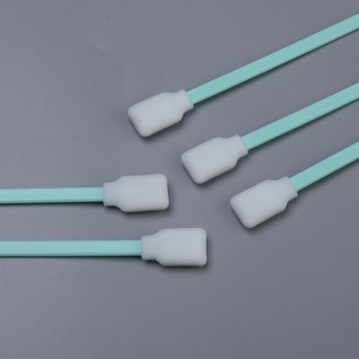 Swab de mousse sans mousse avec poignée en PP - 128 mm pour l'électronique de précision et la maintenance de la tête d'impression