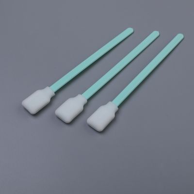 Swab de mousse sans mousse avec poignée en PP - 128 mm pour l'électronique de précision et la maintenance de la tête d'impression