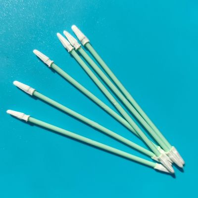 Lint libre 3.6mm Mini Pointed Swab détaillé à double extrémité pointu Swab polyester de précision pour salle blanche