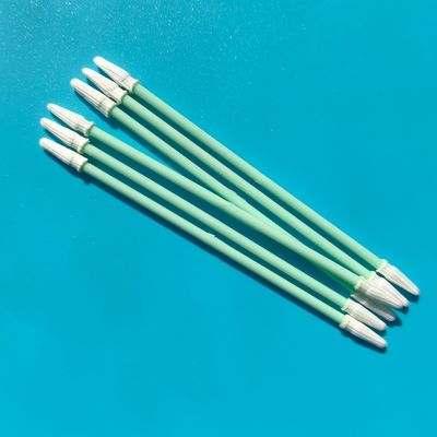 Lint libre 3.6mm Mini Pointed Swab détaillé à double extrémité pointu Swab polyester de précision pour salle blanche