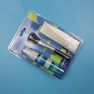 Lingettes de nettoyage en microfibre portables 4 en 1 pour écran, kit de nettoyage pour lentilles d'ordinateur portable avec solution