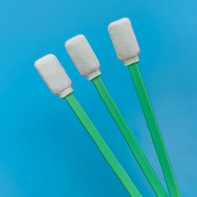 TX714 Écouvillon carré plat antistatique sans peluche en polyester pour le nettoyage de surface, écouvillon pour salle blanche avec deux têtes