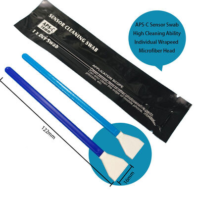 Écouvillons de capteur en microfibre de 16 mm emballés individuellement pour les caméras APS-C Écouvillon de détail pour le nettoyage des appareils photo reflex numériques
