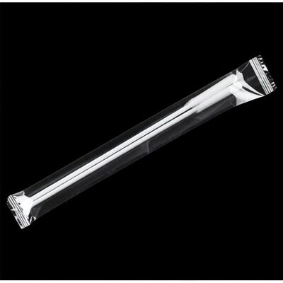 Écouvillon jetable blanc en PP de 8 cm, à bout en mousse stérile, pour prélèvement de surface, écouvillon buccal, écouvillon de collecte d'échantillons avec emballage individuel