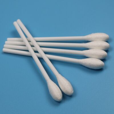 Bâtonnets ouatés médicaux Qtips avec tête ronde large en PP rigide de 100 mm pour laboratoire