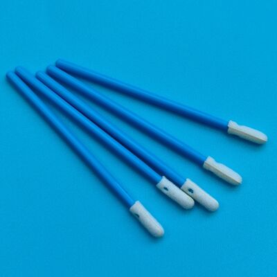 742 non pelucheux poignée bleue 3.6mm éponge de précision écouvillon électronique nettoyage mousse pointe détaillant écouvillon pour salle blanche