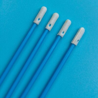 742 non pelucheux poignée bleue 3.6mm éponge de précision écouvillon électronique nettoyage mousse pointe détaillant écouvillon pour salle blanche