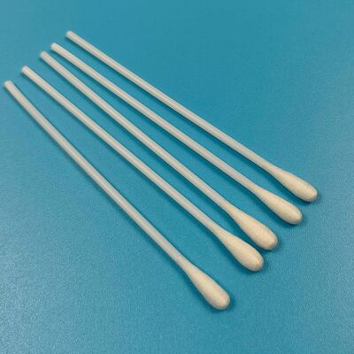 Écouvillon buccal stérile en Dacron, bâton PS de 9cm, Test de grippe, prélèvement d'échantillons, écouvillon d'échantillonnage de Surface pour la surveillance de l'environnement