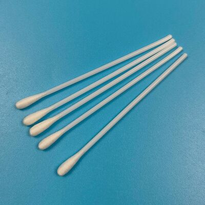 Écouvillon buccal stérile en Dacron, bâton PS de 9cm, Test de grippe, prélèvement d'échantillons, écouvillon d'échantillonnage de Surface pour la surveillance de l'environnement