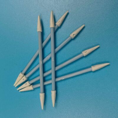 Poignée bleue non pelucheuse, Mini-écouvillon pointu de 3.6mm, pour nettoyage de voiture, tampon de détail, nettoyage de précision, tampon en mousse ESD pour salle blanche