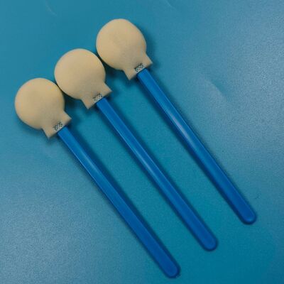 28mm Disposable PP Stick Large Round Sponge Tip Swab Applicatr Circular Foam Swab Applicator for Skin Care