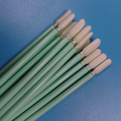 TX709 vert PP bâton éponge de nettoyage de précision écouvillon salle blanche mousse pointe détaillant écouvillon électronique écouvillon de nettoyage