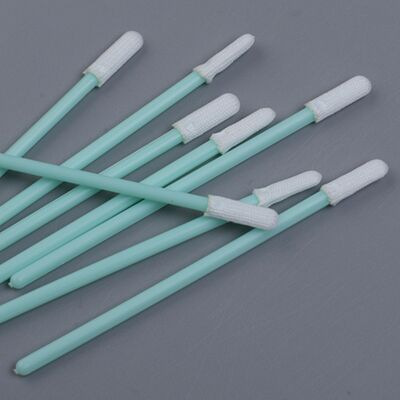 70 mm écouvillon en polyester à petite tête - pointe ultra-mince de 2 mm - pour le flux de PCB, la pâte de soudure, les broches de connecteur et les emplacements de capteurs - 100 pièces