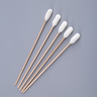 Écouvillons de nettoyage de mousse de 154 millimètres, tête en bois d'imprimante de tampons de coton de bâton de DSLR