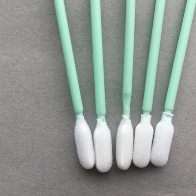 Les astuces du Cleanroom Q de TX740B, nettoyage de coton tamponne le bâton vert pour le nettoyage de carte PCB