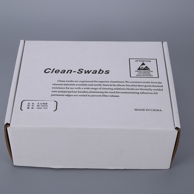 Les petits écouvillons verts de coffre-fort d'ESD de bâton, coton ouvert de cellules incliné tamponne TX742B