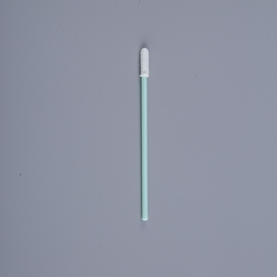 Le semi-conducteur nettoyant l'anti charge statique tamponne le bâton blanc principal mince de vert de mousse