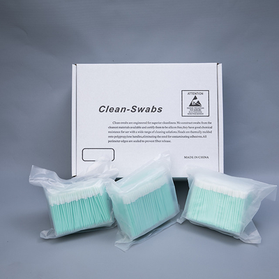 Tampons de coton aigus d'astuce en spirale pour l'OIN de nettoyage de l'électronique approuvée