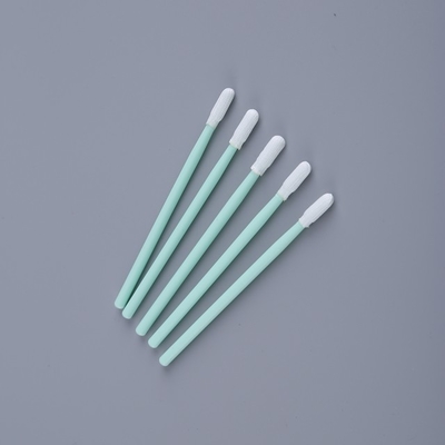 Écouvillon de polyester de double couche de laboratoire, bâtons de plastique de tampons de coton de pièce propre