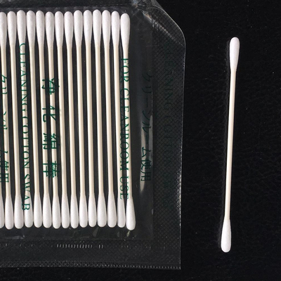 Dégagement de poussière de tampons de coton de maquillage de nettoyage de cil bas avec le bâton de papier