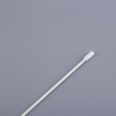 Tête plate de coton d'écouvillon pur de bourgeon, long facile à utiliser stérile de tampons de coton