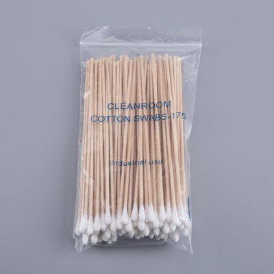 Tampons de coton en bois de bâton de ménage, 100 PCs/tampons coton cosmétiques de sac