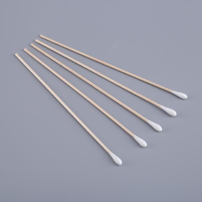 Tampons de coton en bois de bâton de ménage, 100 PCs/tampons coton cosmétiques de sac