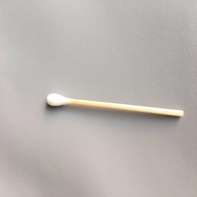 Longs tampons de coton en bois non stériles jetables 100 PCs/sac pour l'hôpital