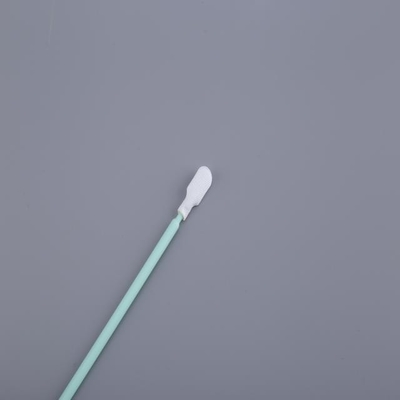 L'écouvillon de polyester de poignée de polypropylène, nettoyage tricoté de fibre tamponne des astuces de Q