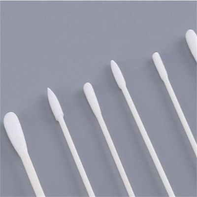 Swab à tête pointue sans lingot de coton pour le nettoyage électronique - 25 PCS / sac de coton de salle blanche