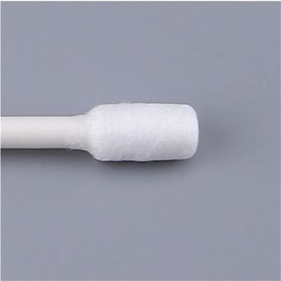 Manche de papier sans lingots de coton à tête plate pour le nettoyage en salle blanche et industriel