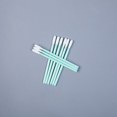 Écouvillon de polyester de double couche de laboratoire, bâtons de plastique de tampons de coton de pièce propre