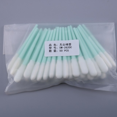 Écouvillons de nettoyage de mousse de bâton de pp, écouvillons industriels de mousse pour l'Assemblée de claviers numériques