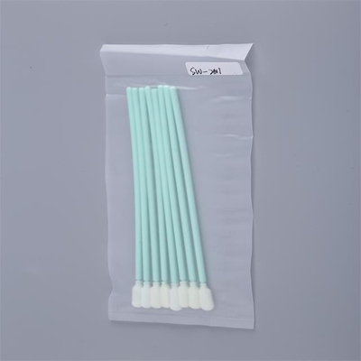 Les écouvillons protégés de la poussière de nettoyage de mousse, nettoyage de tête d'impression tamponne la longue poignée de pp