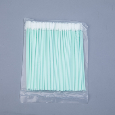 Longs écouvillons industriels de Microfiber, écouvillons médicaux de mousse avec le bâton dur de pp