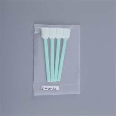 Écouvillons principaux rectangulaires de mousse de Cleanroom, 5" écouvillons long de nettoyage pour des imprimantes