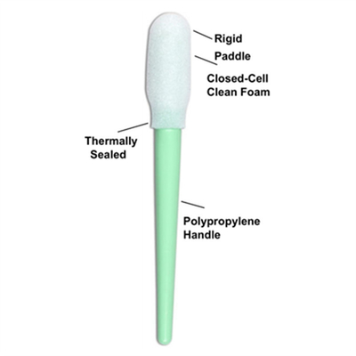 Le nettoyage de mousse de clavier de ménage tamponne le bâton de polyuréthane pour le Cleanroom