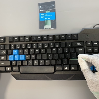 Le nettoyage mince d'ordinateur de tête d'éponge tamponne approprié à dur pour atteindre des secteurs